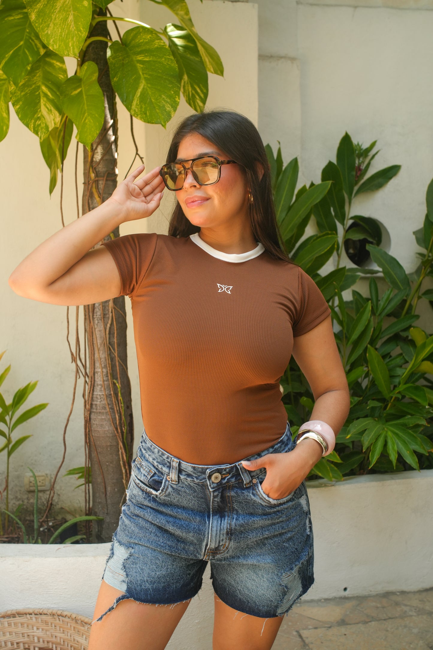 BODY BLOOM CAPUCHINO- manga corta