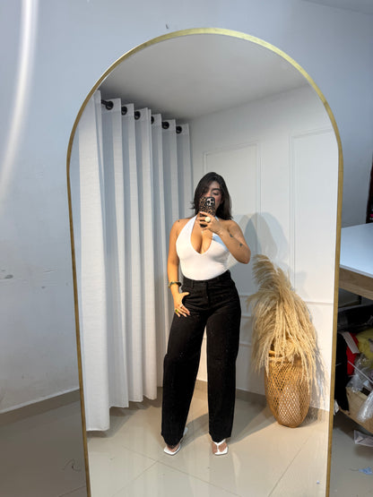 Jeans destellos negro