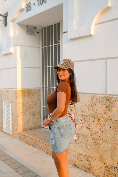 BODY BLOOM COFFEE- manga corta